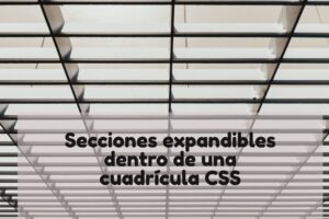 Secciones expandibles dentro de una cuadrícula CSS